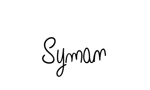 It looks lik you need a new signature style for name Syman. Design unique handwritten (Angelique-Rose-font-FFP) signature with our free signature maker in just a few clicks. Syman signature style 5 images and pictures png