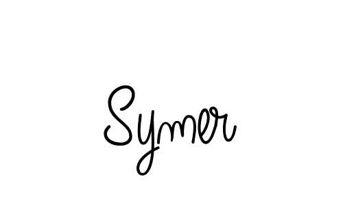 Symer stylish signature style. Best Handwritten Sign (Angelique-Rose-font-FFP) for my name. Handwritten Signature Collection Ideas for my name Symer. Symer signature style 5 images and pictures png