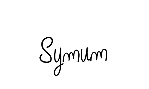 Make a beautiful signature design for name Symum. Use this online signature maker to create a handwritten signature for free. Symum signature style 5 images and pictures png