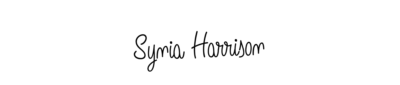 This is the best signature style for the Synia Harrison name. Also you like these signature font (Angelique-Rose-font-FFP). Mix name signature. Synia Harrison signature style 5 images and pictures png