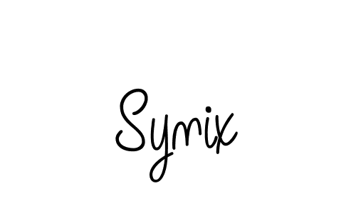 How to Draw Synix signature style? Angelique-Rose-font-FFP is a latest design signature styles for name Synix. Synix signature style 5 images and pictures png
