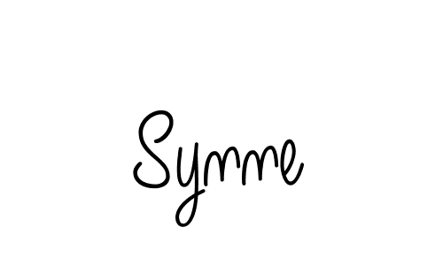 Design your own signature with our free online signature maker. With this signature software, you can create a handwritten (Angelique-Rose-font-FFP) signature for name Synne. Synne signature style 5 images and pictures png