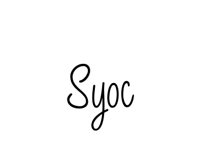 You can use this online signature creator to create a handwritten signature for the name Syoc. This is the best online autograph maker. Syoc signature style 5 images and pictures png