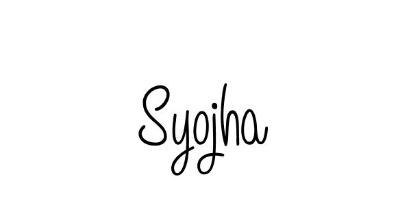 Make a beautiful signature design for name Syojha. Use this online signature maker to create a handwritten signature for free. Syojha signature style 5 images and pictures png