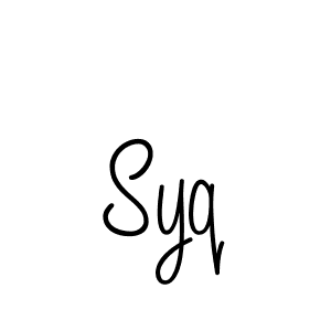 It looks lik you need a new signature style for name Syq. Design unique handwritten (Angelique-Rose-font-FFP) signature with our free signature maker in just a few clicks. Syq signature style 5 images and pictures png