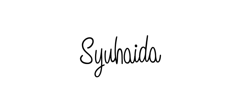 How to Draw Syuhaida signature style? Angelique-Rose-font-FFP is a latest design signature styles for name Syuhaida. Syuhaida signature style 5 images and pictures png