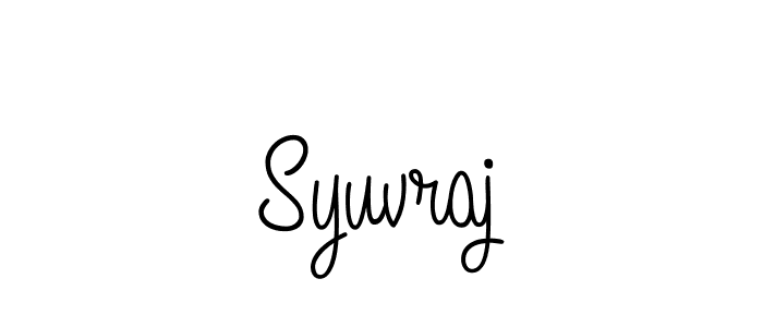 Create a beautiful signature design for name Syuvraj. With this signature (Angelique-Rose-font-FFP) fonts, you can make a handwritten signature for free. Syuvraj signature style 5 images and pictures png