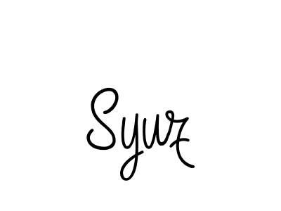 if you are searching for the best signature style for your name Syuz. so please give up your signature search. here we have designed multiple signature styles  using Angelique-Rose-font-FFP. Syuz signature style 5 images and pictures png