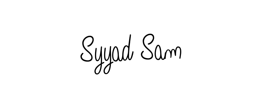 This is the best signature style for the Syyad Sam name. Also you like these signature font (Angelique-Rose-font-FFP). Mix name signature. Syyad Sam signature style 5 images and pictures png