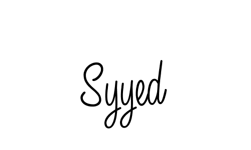 How to make Syyed signature? Angelique-Rose-font-FFP is a professional autograph style. Create handwritten signature for Syyed name. Syyed signature style 5 images and pictures png