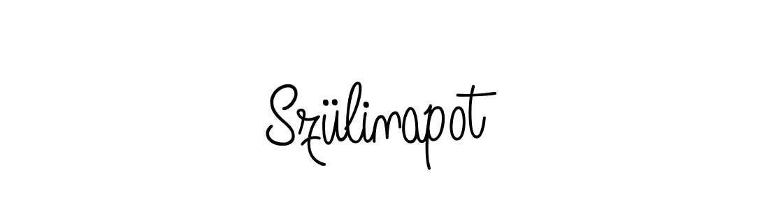 Also we have Szülinapot name is the best signature style. Create professional handwritten signature collection using Angelique-Rose-font-FFP autograph style. Szülinapot signature style 5 images and pictures png