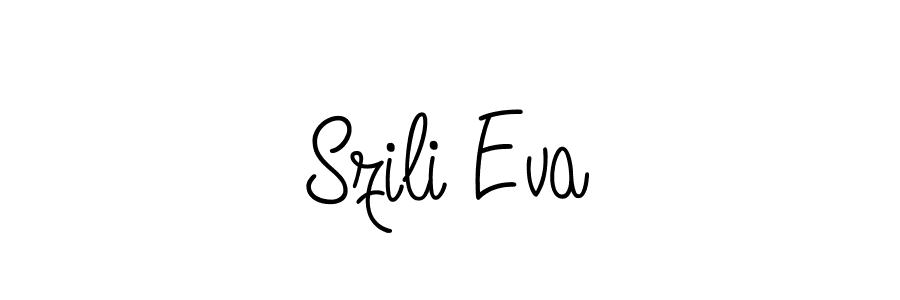 Once you've used our free online signature maker to create your best signature Angelique-Rose-font-FFP style, it's time to enjoy all of the benefits that Szili Eva name signing documents. Szili Eva signature style 5 images and pictures png