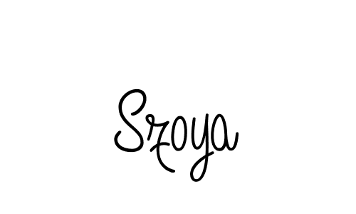 The best way (Angelique-Rose-font-FFP) to make a short signature is to pick only two or three words in your name. The name Szoya include a total of six letters. For converting this name. Szoya signature style 5 images and pictures png