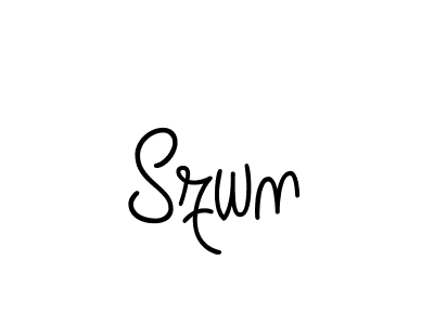 How to make Szwn signature? Angelique-Rose-font-FFP is a professional autograph style. Create handwritten signature for Szwn name. Szwn signature style 5 images and pictures png