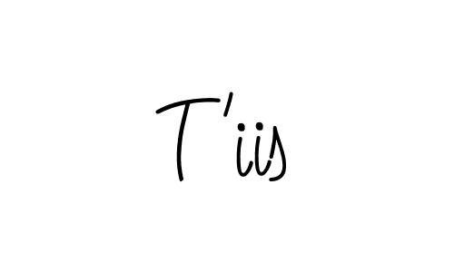 Check out images of Autograph of T'iis name. Actor T'iis Signature Style. Angelique-Rose-font-FFP is a professional sign style online. T'iis signature style 5 images and pictures png