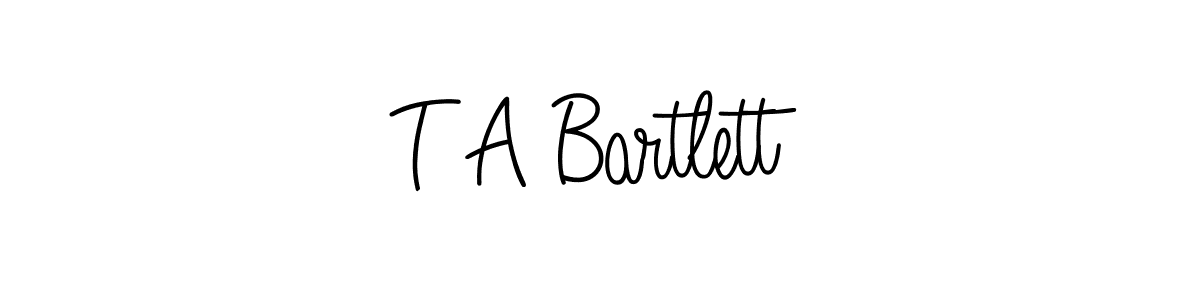 Here are the top 10 professional signature styles for the name T A Bartlett. These are the best autograph styles you can use for your name. T A Bartlett signature style 5 images and pictures png