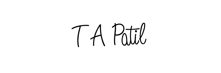 How to make T A Patil signature? Angelique-Rose-font-FFP is a professional autograph style. Create handwritten signature for T A Patil name. T A Patil signature style 5 images and pictures png