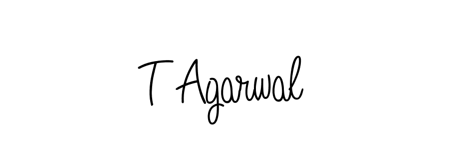 Once you've used our free online signature maker to create your best signature Angelique-Rose-font-FFP style, it's time to enjoy all of the benefits that T Agarwal name signing documents. T Agarwal signature style 5 images and pictures png