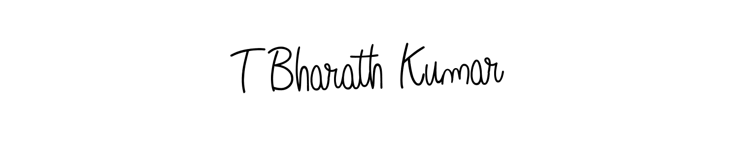 Similarly Angelique-Rose-font-FFP is the best handwritten signature design. Signature creator online .You can use it as an online autograph creator for name T Bharath Kumar. T Bharath Kumar signature style 5 images and pictures png