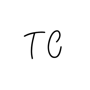 You should practise on your own different ways (Angelique-Rose-font-FFP) to write your name (T C) in signature. don't let someone else do it for you. T C signature style 5 images and pictures png