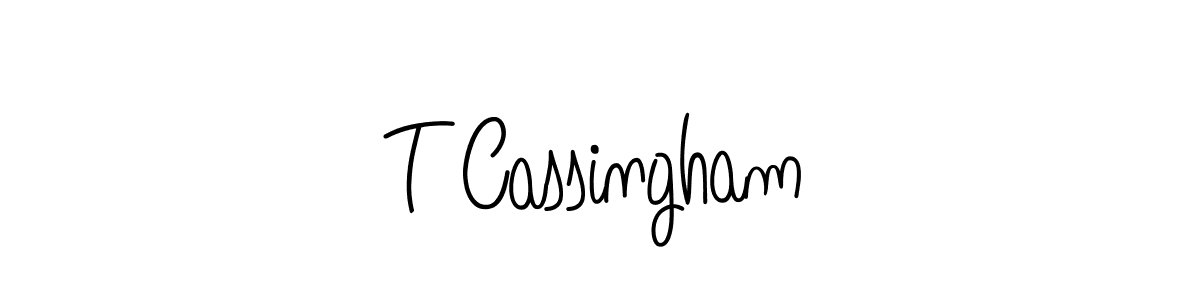 You can use this online signature creator to create a handwritten signature for the name T Cassingham. This is the best online autograph maker. T Cassingham signature style 5 images and pictures png