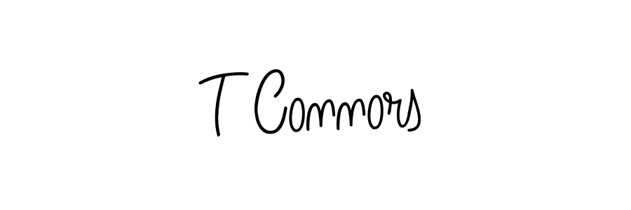 Create a beautiful signature design for name T Connors. With this signature (Angelique-Rose-font-FFP) fonts, you can make a handwritten signature for free. T Connors signature style 5 images and pictures png