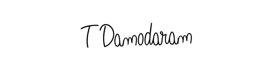 Also You can easily find your signature by using the search form. We will create T Damodaram name handwritten signature images for you free of cost using Angelique-Rose-font-FFP sign style. T Damodaram signature style 5 images and pictures png