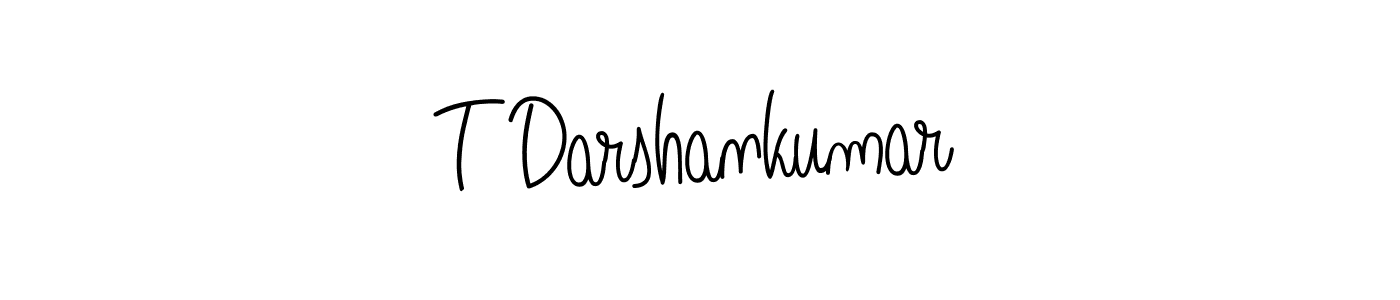 It looks lik you need a new signature style for name T Darshankumar. Design unique handwritten (Angelique-Rose-font-FFP) signature with our free signature maker in just a few clicks. T Darshankumar signature style 5 images and pictures png