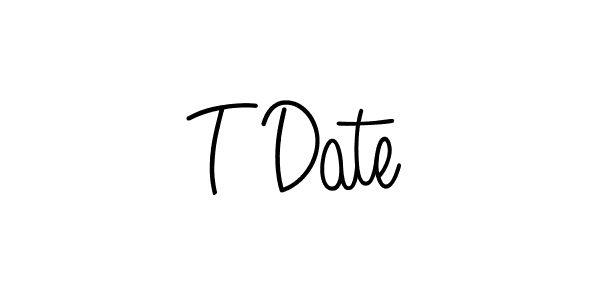 Also You can easily find your signature by using the search form. We will create T Date name handwritten signature images for you free of cost using Angelique-Rose-font-FFP sign style. T Date signature style 5 images and pictures png