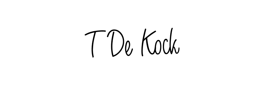 Similarly Angelique-Rose-font-FFP is the best handwritten signature design. Signature creator online .You can use it as an online autograph creator for name T De Kock. T De Kock signature style 5 images and pictures png
