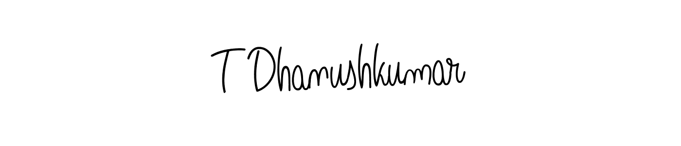 Once you've used our free online signature maker to create your best signature Angelique-Rose-font-FFP style, it's time to enjoy all of the benefits that T Dhanushkumar name signing documents. T Dhanushkumar signature style 5 images and pictures png