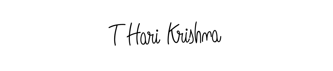 How to make T Hari Krishna signature? Angelique-Rose-font-FFP is a professional autograph style. Create handwritten signature for T Hari Krishna name. T Hari Krishna signature style 5 images and pictures png