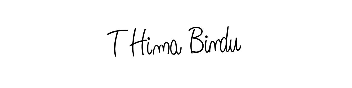 You can use this online signature creator to create a handwritten signature for the name T Hima Bindu. This is the best online autograph maker. T Hima Bindu signature style 5 images and pictures png