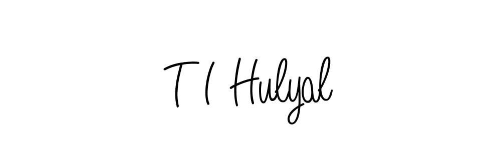 This is the best signature style for the T I Hulyal name. Also you like these signature font (Angelique-Rose-font-FFP). Mix name signature. T I Hulyal signature style 5 images and pictures png