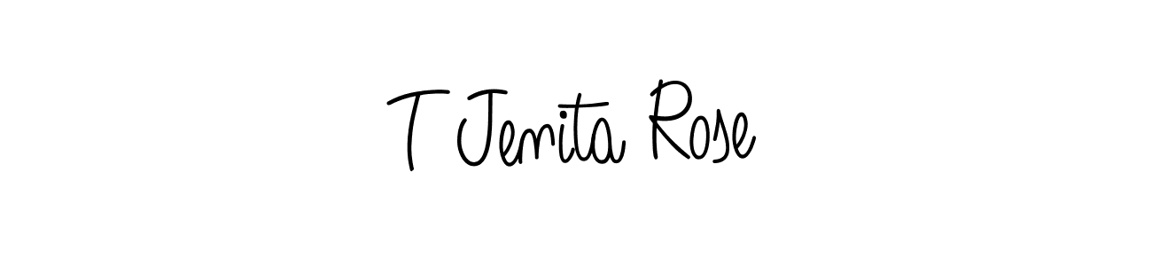 You can use this online signature creator to create a handwritten signature for the name T Jenita Rose. This is the best online autograph maker. T Jenita Rose signature style 5 images and pictures png