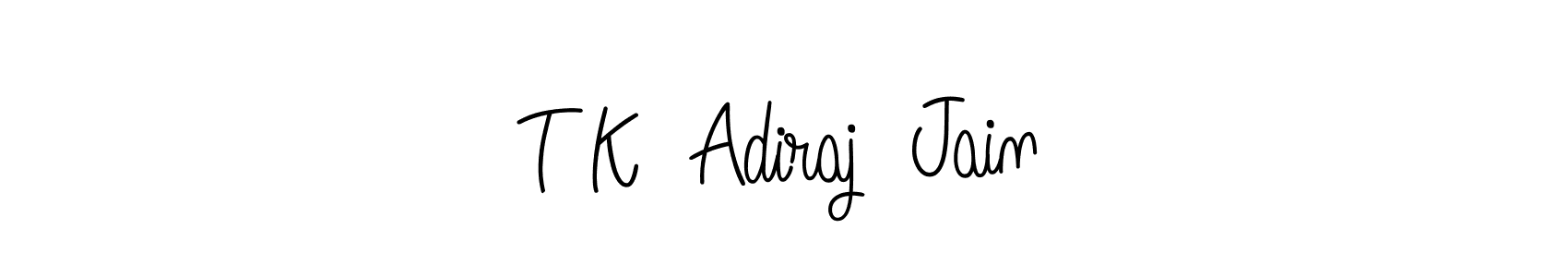 How to Draw T K  Adiraj  Jain signature style? Angelique-Rose-font-FFP is a latest design signature styles for name T K  Adiraj  Jain. T K  Adiraj  Jain signature style 5 images and pictures png