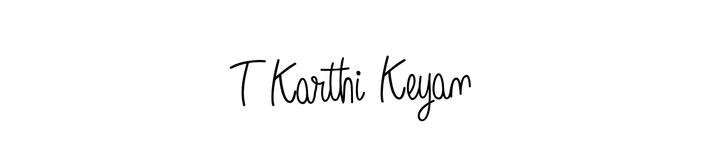 if you are searching for the best signature style for your name T Karthi Keyan. so please give up your signature search. here we have designed multiple signature styles  using Angelique-Rose-font-FFP. T Karthi Keyan signature style 5 images and pictures png