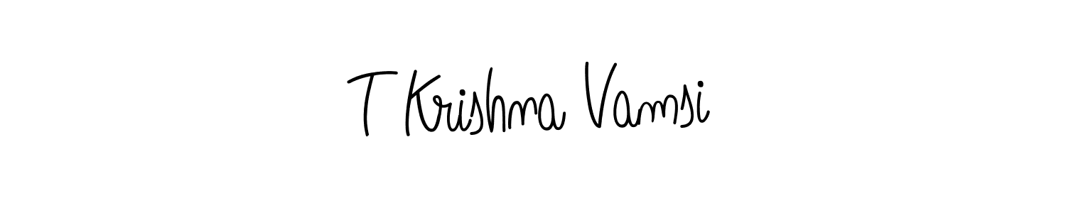 Similarly Angelique-Rose-font-FFP is the best handwritten signature design. Signature creator online .You can use it as an online autograph creator for name T Krishna Vamsi. T Krishna Vamsi signature style 5 images and pictures png