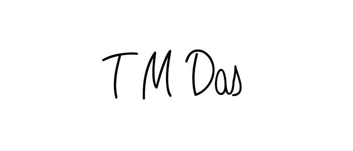 How to Draw T M Das signature style? Angelique-Rose-font-FFP is a latest design signature styles for name T M Das. T M Das signature style 5 images and pictures png