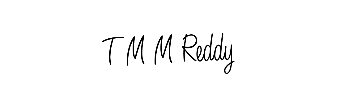 Similarly Angelique-Rose-font-FFP is the best handwritten signature design. Signature creator online .You can use it as an online autograph creator for name T M M Reddy. T M M Reddy signature style 5 images and pictures png