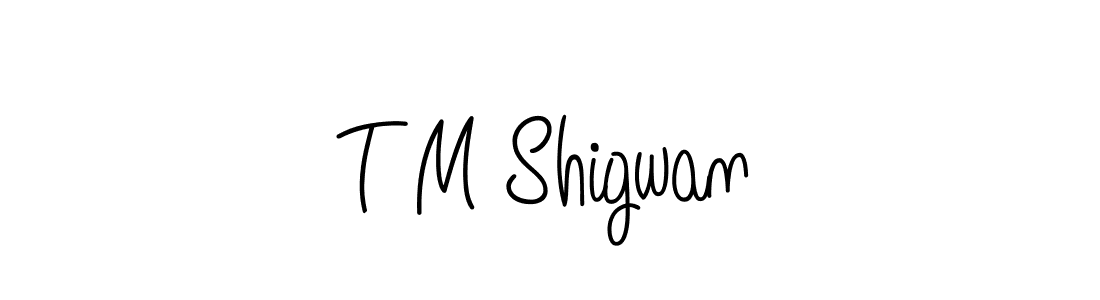 Check out images of Autograph of T M Shigwan name. Actor T M Shigwan Signature Style. Angelique-Rose-font-FFP is a professional sign style online. T M Shigwan signature style 5 images and pictures png