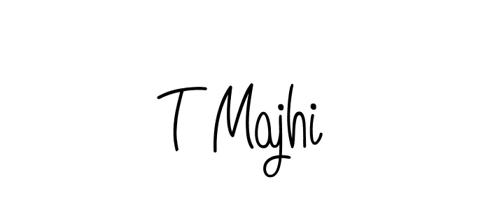 How to make T Majhi signature? Angelique-Rose-font-FFP is a professional autograph style. Create handwritten signature for T Majhi name. T Majhi signature style 5 images and pictures png