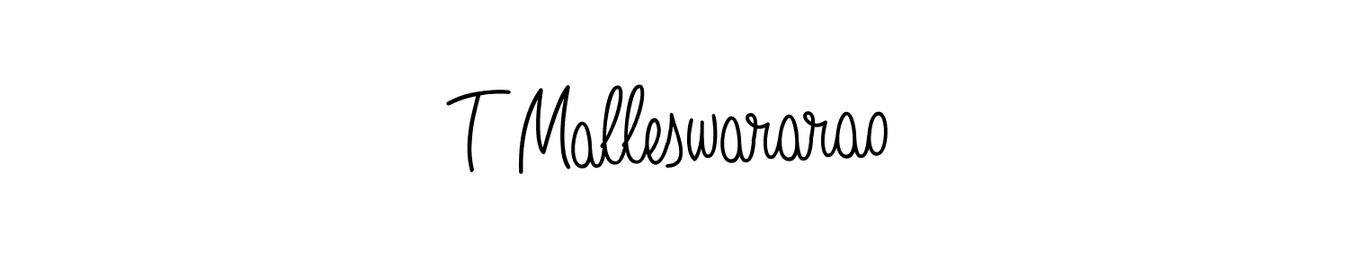 Make a short T Malleswararao signature style. Manage your documents anywhere anytime using Angelique-Rose-font-FFP. Create and add eSignatures, submit forms, share and send files easily. T Malleswararao signature style 5 images and pictures png