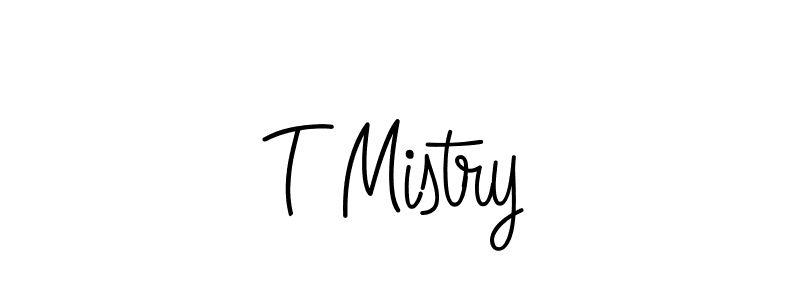 Use a signature maker to create a handwritten signature online. With this signature software, you can design (Angelique-Rose-font-FFP) your own signature for name T Mistry. T Mistry signature style 5 images and pictures png