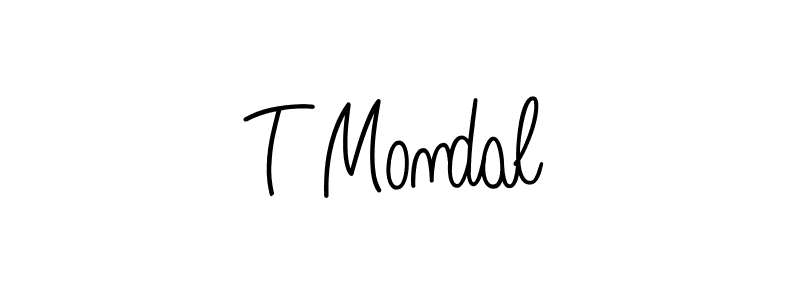 Also You can easily find your signature by using the search form. We will create T Mondal name handwritten signature images for you free of cost using Angelique-Rose-font-FFP sign style. T Mondal signature style 5 images and pictures png