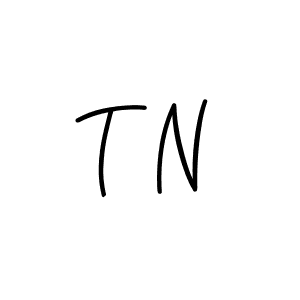 Create a beautiful signature design for name T N. With this signature (Angelique-Rose-font-FFP) fonts, you can make a handwritten signature for free. T N signature style 5 images and pictures png