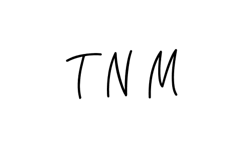 How to make T N M signature? Angelique-Rose-font-FFP is a professional autograph style. Create handwritten signature for T N M name. T N M signature style 5 images and pictures png