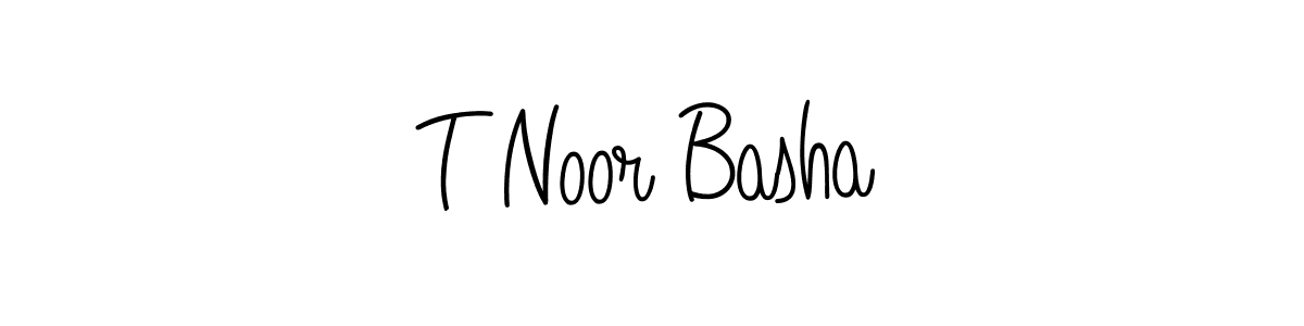 How to Draw T Noor Basha signature style? Angelique-Rose-font-FFP is a latest design signature styles for name T Noor Basha. T Noor Basha signature style 5 images and pictures png