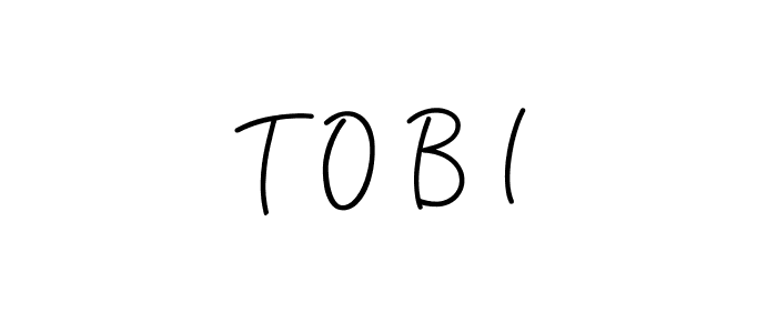 The best way (Angelique-Rose-font-FFP) to make a short signature is to pick only two or three words in your name. The name T O B I include a total of six letters. For converting this name. T O B I signature style 5 images and pictures png