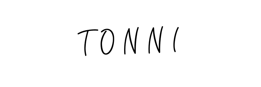 Create a beautiful signature design for name T O N N I. With this signature (Angelique-Rose-font-FFP) fonts, you can make a handwritten signature for free. T O N N I signature style 5 images and pictures png